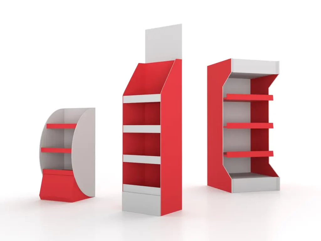 corrugated displays